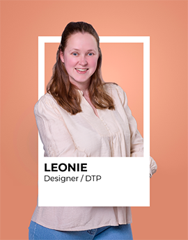 Leonie, designer en DTP'er